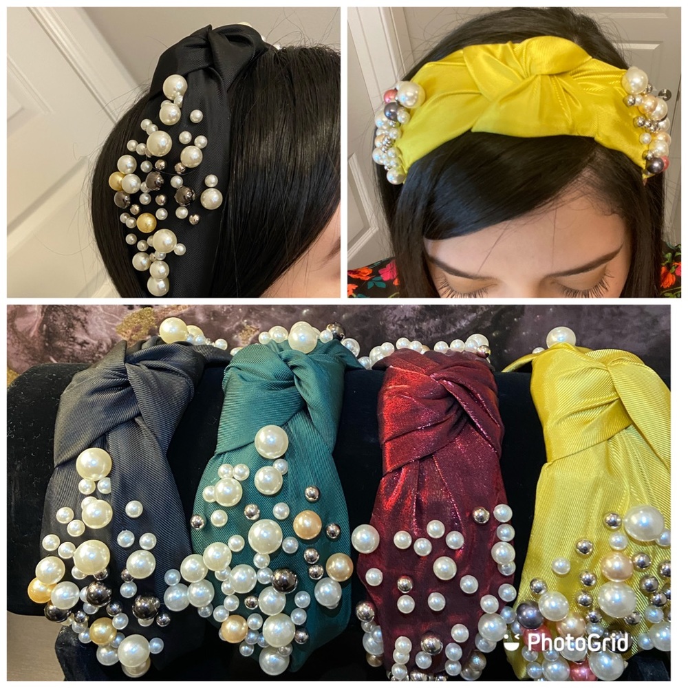 Peral statement headbands